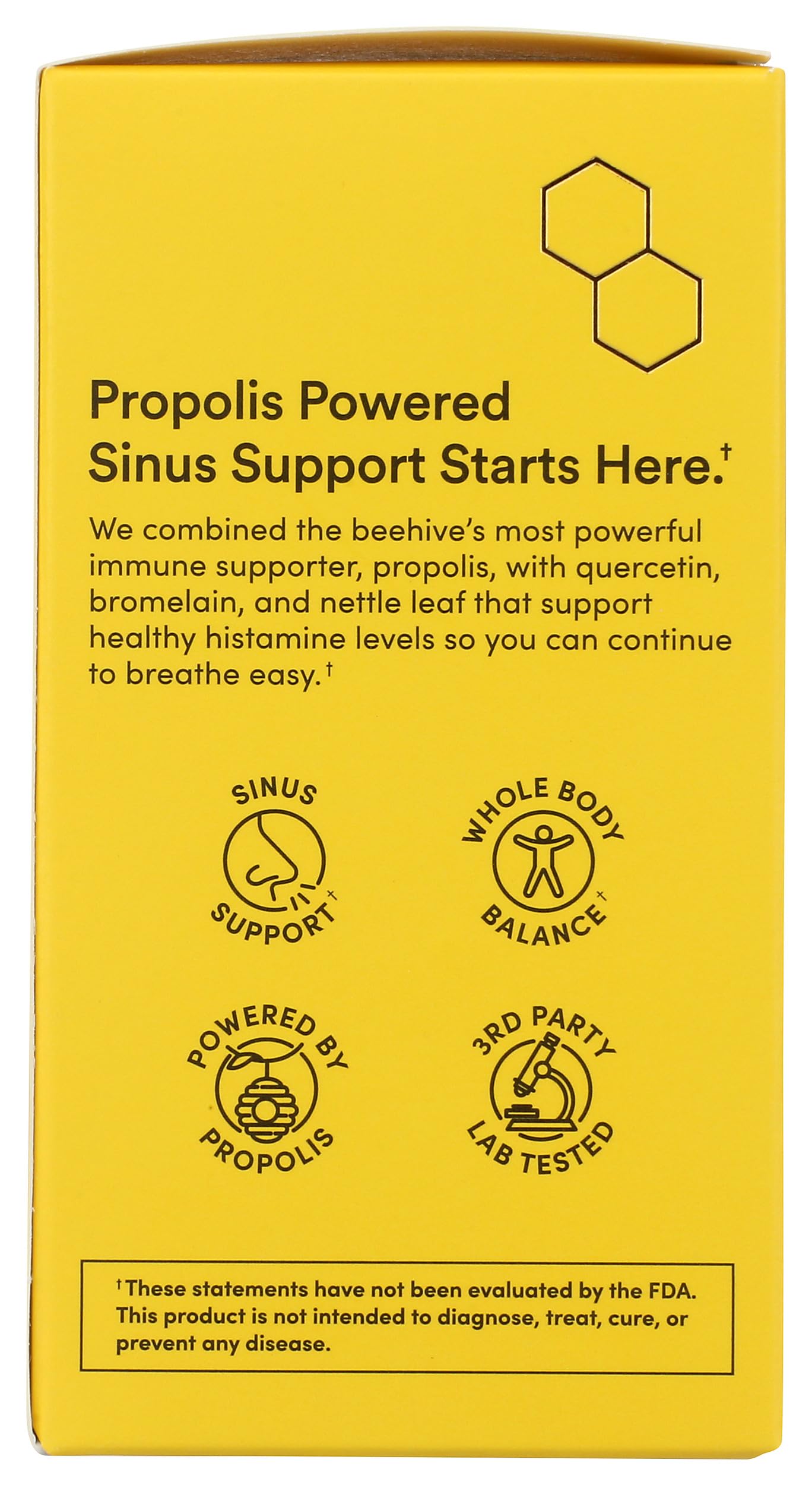 Beekeepers Naturals Propolis Sinus Support, 60 CT