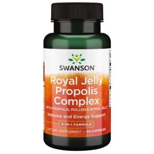 Swanson Royal Jelly Propolis Complex 60 Capsules