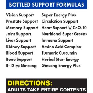 Super Start Complete Daily Vitamin Pack | 10X Energy & Stamina Booster, Muscle Support | Vitamin A, B, C, D, E, B12, Minerals, Amino Acids, Bee Pollen, Ashwagandha, Panax Ginseng (30 Packets)