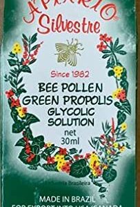 Official Distributor - 10 Bottles of Apiario Silvestre Bee Pollen & Brazil Green Bee Propolis Liquid - Glycolic Extract-Non Alcoholic, Wax Free, Sugar Free