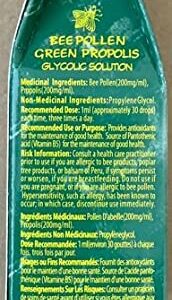 Official Distributor - 10 Bottles of Apiario Silvestre Bee Pollen & Brazil Green Bee Propolis Liquid - Glycolic Extract-Non Alcoholic, Wax Free, Sugar Free