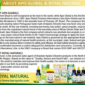 Official Distributor - 10 Bottles of Apiario Silvestre Bee Pollen & Brazil Green Bee Propolis Liquid - Glycolic Extract-Non Alcoholic, Wax Free, Sugar Free