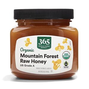 365 by whole foods market, organic raw mountain forest honey, 16 ounce