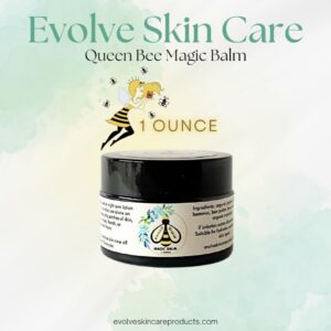 Evolve Skin Care Queen Bee Magic Balm - Versatile Herbal Skincare for Most Skin Conditions - (1 oz)