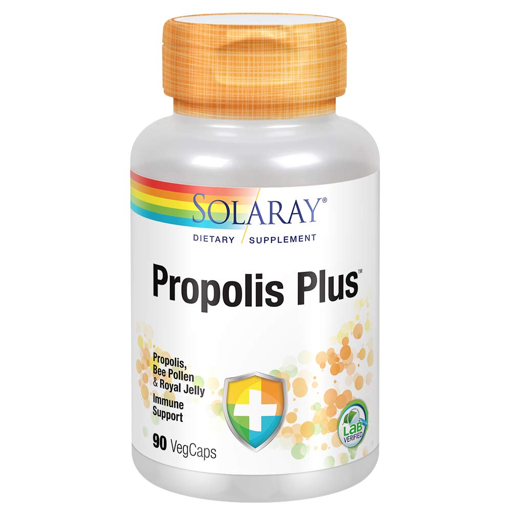 Solaray Propolis Plus - 90 Capsules