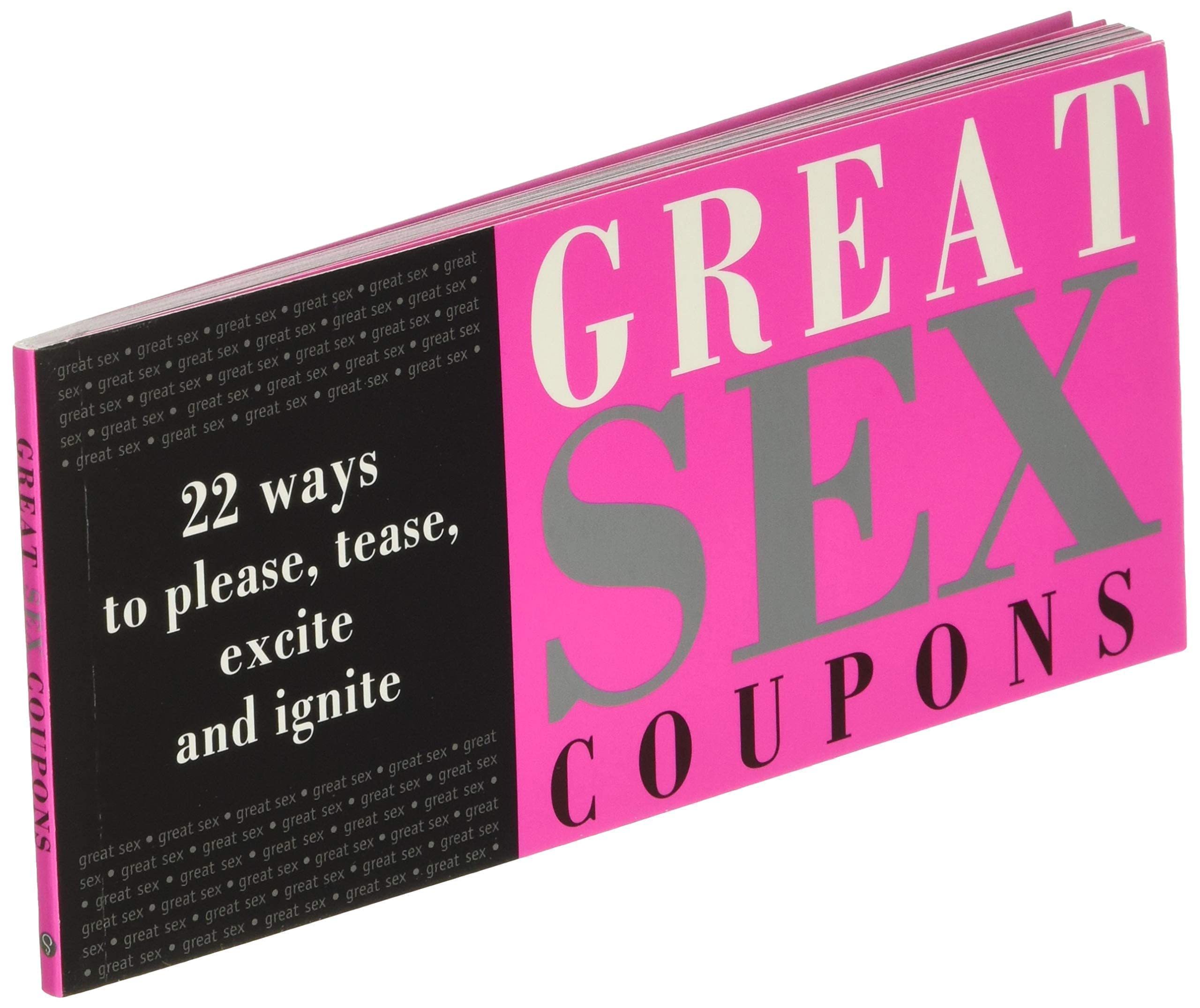 Great Sex Coupons: Romantic Love Coupons for Couples (Sexy Anniversary Gift for Husband/Wife, Boyfriend/Girlfriend, Partner)