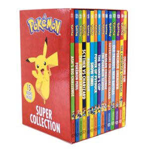 pokemon super collection series books 1-15 box set