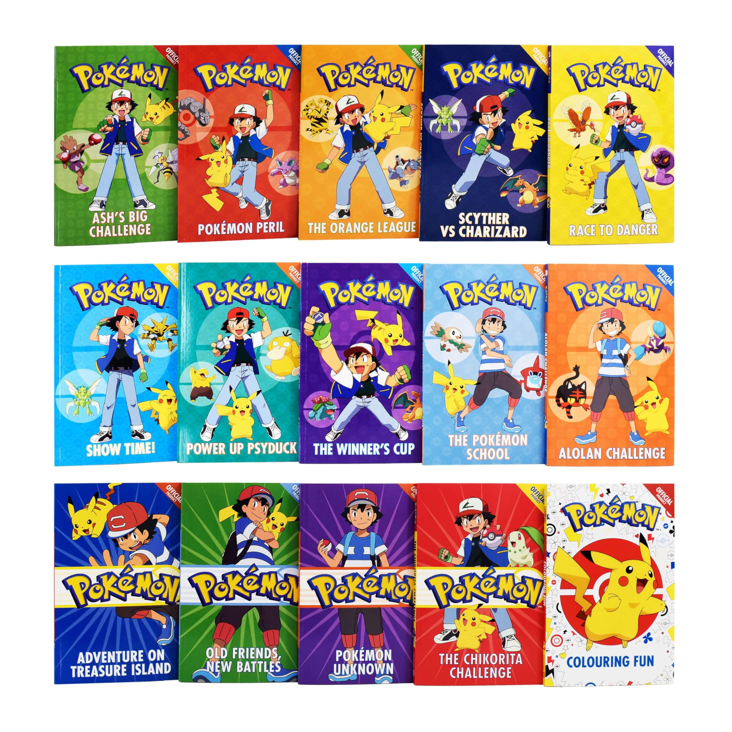 Pokemon Super Collection Series Books 1-15 Box Set