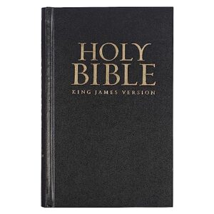 kjv holy bible, pew and worship bible red letter edition hardcover - ribbon marker, king james version, black