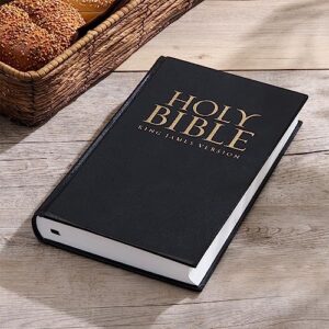 KJV Holy Bible, Pew and Worship Bible Red Letter Edition Hardcover - Ribbon Marker, King James Version, Black