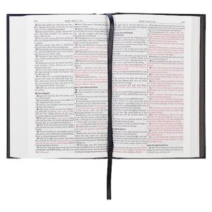 KJV Holy Bible, Pew and Worship Bible Red Letter Edition Hardcover - Ribbon Marker, King James Version, Black