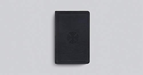 ESV Large Print Value Thinline Bible (TruTone, Navy, Mosaic Cross Design)