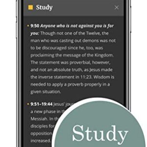 NLT Personal Size Giant Print Bible, Filament-Enabled Edition (LeatherLike, Black/Onyx, Indexed, Red Letter): Includes Free Access to the Filament ... Notes, Devotionals, Worship Music, and Video