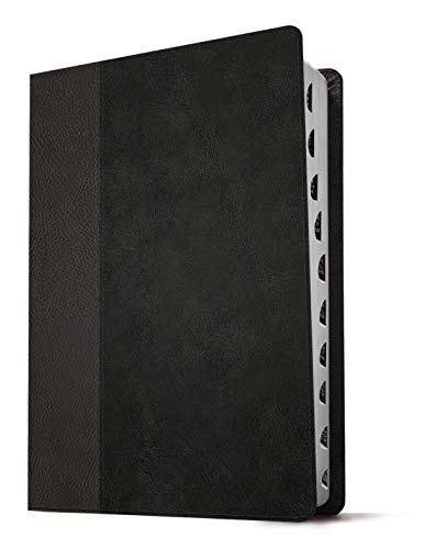 NLT Personal Size Giant Print Bible, Filament-Enabled Edition (LeatherLike, Black/Onyx, Indexed, Red Letter): Includes Free Access to the Filament ... Notes, Devotionals, Worship Music, and Video