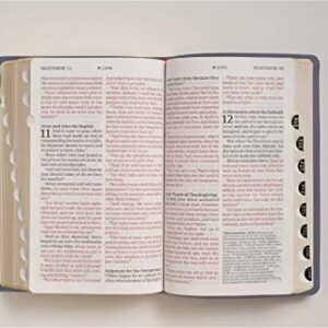 KJV Personal Size Giant Print Holy Bible (Red Letter, LeatherLike, Peony Lavender, Indexed): Includes Free Access to the Filament Bible App Delivering ... Notes, Devotionals, Worship Music, and Video