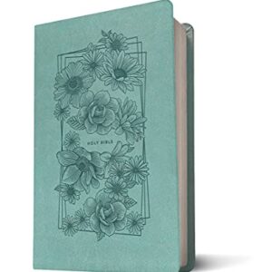 NLT Premium Value Thinline Bible, Filament-Enabled Edition (LeatherLike, Bouquet Teal)