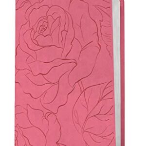 NLT Premium Value Compact Bible, Filament-Enabled Edition (LeatherLike, Pink Rose)