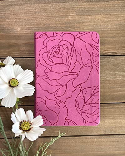 NLT Premium Value Compact Bible, Filament-Enabled Edition (LeatherLike, Pink Rose)