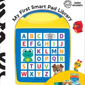 Baby Einstein - My First Smart Pad Library Electronic Activity Pad and 8-Book Library - PI Kids