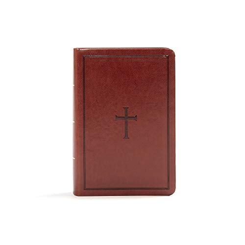 KJV Compact Reference Bible, Brown LeatherTouch, Red Letter, Pure Cambridge Text, Presentation Page, Cross-References, Full-Color Maps, Easy-to-Read Bible MCM Type