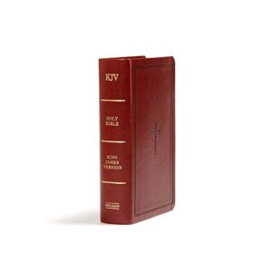 KJV Compact Reference Bible, Brown LeatherTouch, Red Letter, Pure Cambridge Text, Presentation Page, Cross-References, Full-Color Maps, Easy-to-Read Bible MCM Type