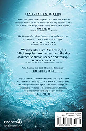 The Message: The Bible in Contemporary Language