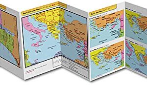 Then and Now Bible Maps - Fold out Pamphlet