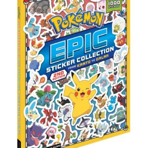 Pokémon Epic Sticker Collection 2nd Edition: From Kanto to Galar (2) (Pokemon Epic Sticker Collection)