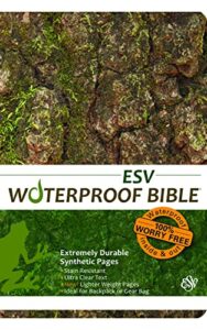 waterproof bible - esv - camouflage