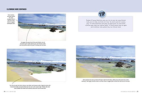 Oil Painting: Oceans & Seascapes: Learn to paint step by step (How to Draw & Paint)