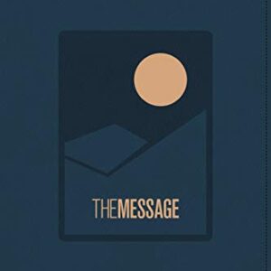 The Message Deluxe Gift Bible, Large Print (Leather-Look, Midnight Journey): The Bible in Contemporary Language