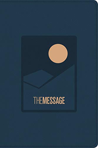 The Message Deluxe Gift Bible, Large Print (Leather-Look, Midnight Journey): The Bible in Contemporary Language