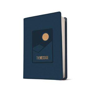 The Message Deluxe Gift Bible, Large Print (Leather-Look, Midnight Journey): The Bible in Contemporary Language