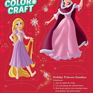 Disney Princess: Tis the Season to Sparkle: Color & Craft with 4 Big Crayons and Stickers