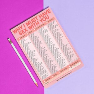 Knock Knock Why I Must Have Sex With You Checklist Pad (Second Edition)