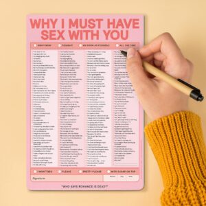 Knock Knock Why I Must Have Sex With You Checklist Pad (Second Edition)