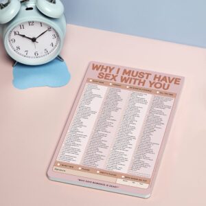 Knock Knock Why I Must Have Sex With You Checklist Pad (Second Edition)