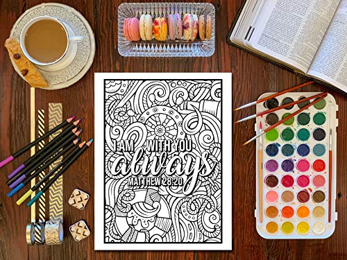 Bible Verse Coloring Book for Girls