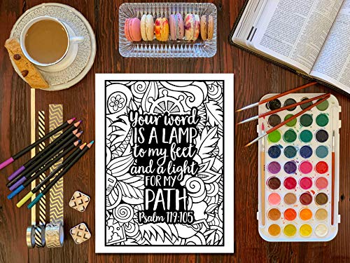 Bible Verse Coloring Book for Girls