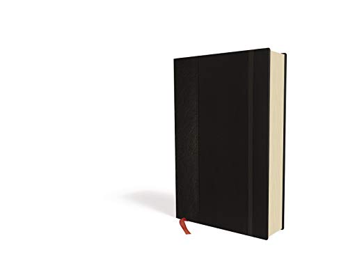 NIV, Journal the Word Bible (Perfect for Note-Taking), Hardcover, Black, Red Letter, Comfort Print: Reflect, Take Notes, or Create Art Next to Your Favorite Verses