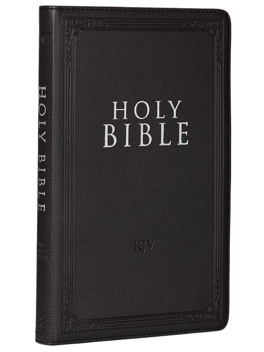 KJV Holy Bible, Gift Edition Faux Leather, King James Version, Black