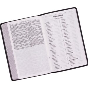 KJV Holy Bible, Gift Edition Faux Leather, King James Version, Black