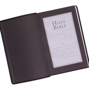 KJV Holy Bible, Gift Edition Faux Leather, King James Version, Black