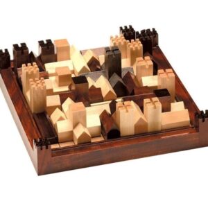 Cathedral Wood Strategy Tabletop Board Game Classic