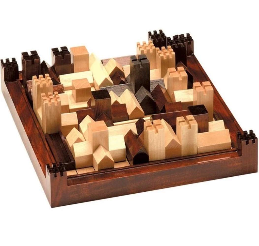 Cathedral Wood Strategy Tabletop Board Game Classic