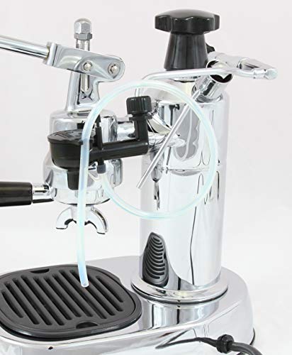 La Pavoni EPC-8 Europiccola 8-Cup Lever Style Espresso Machine, Chrome,Silver