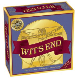 wit's end - a mind challenging trivia and brain-teasing game that will test players' wits & knowledge - for adults & family