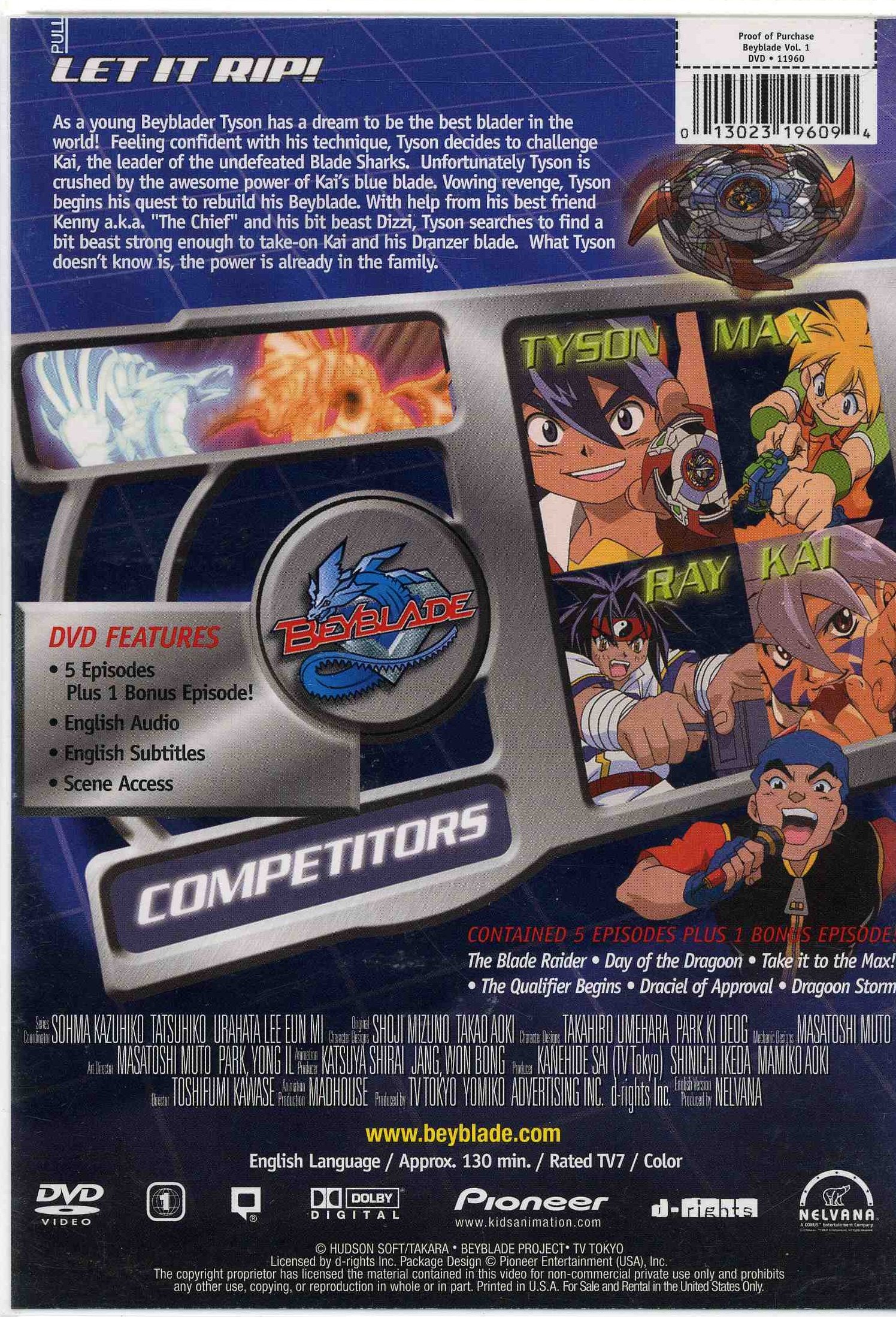 Beyblade: Let it Rip - Volume 1 [DVD]