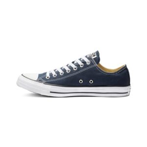 converse chuck taylor all star canvas low top sneaker, navy ,6 mens_us/8 womens_us