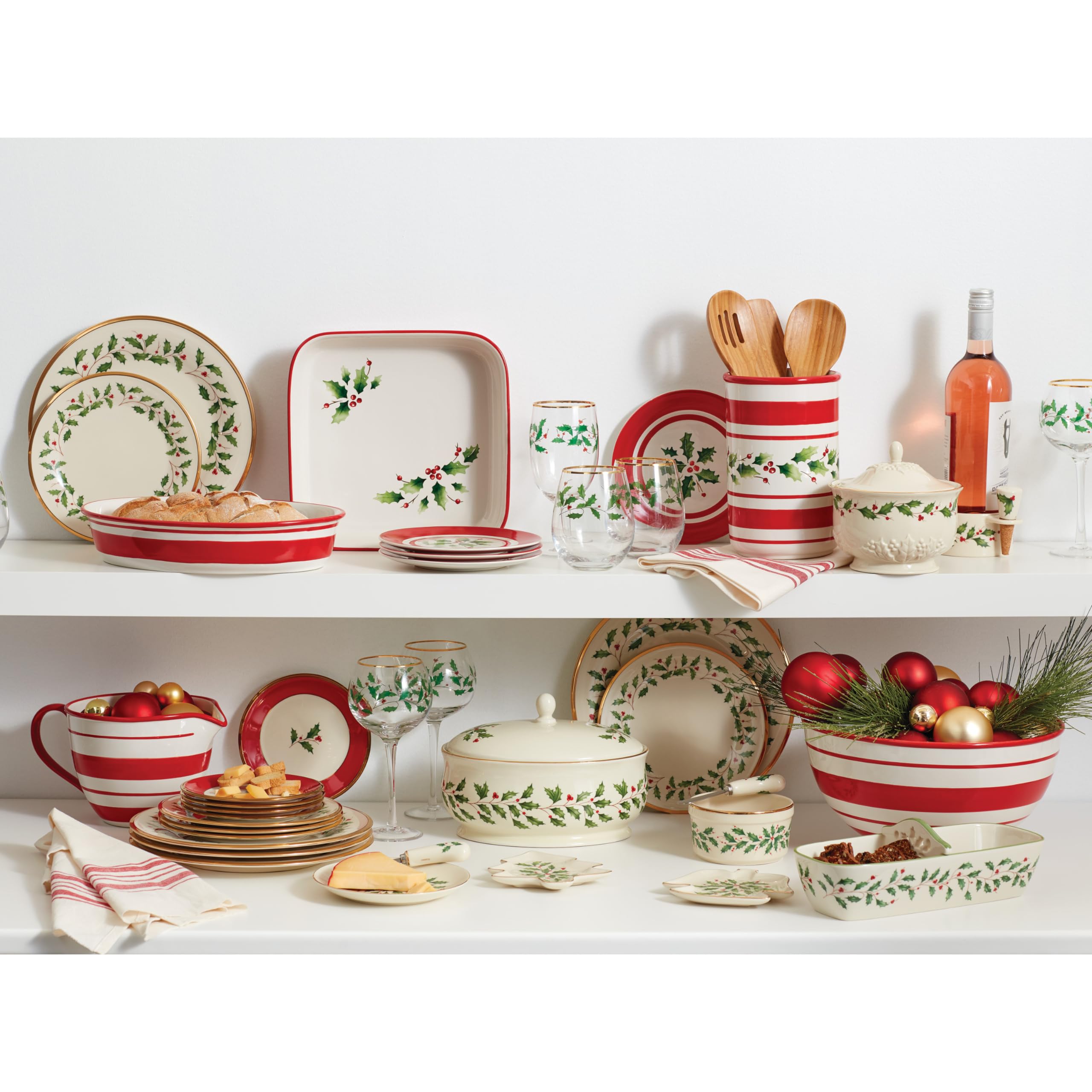 Lenox 6122048 Holiday 12-Piece-Plate-&-Mug Set